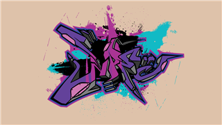 Graffiti Themed Illustration