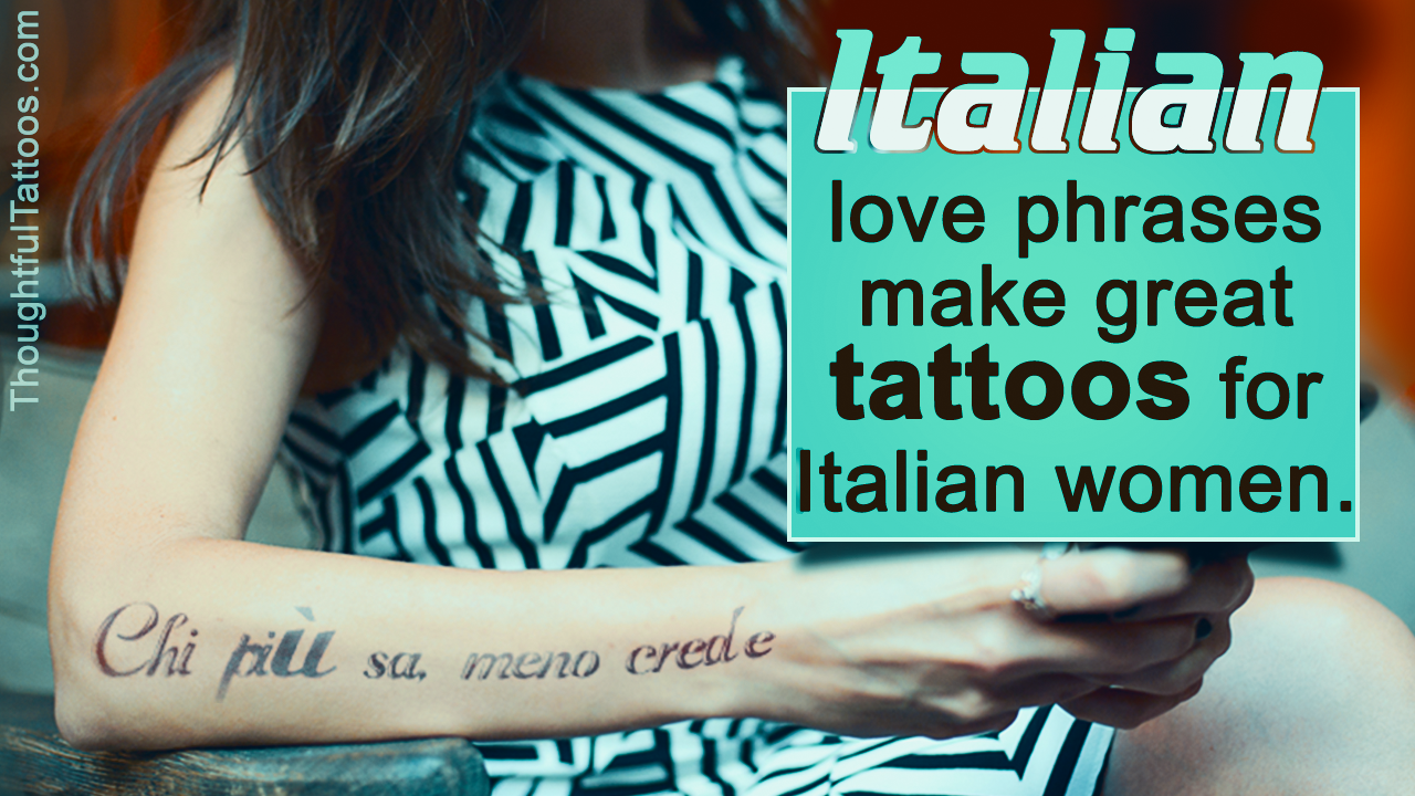 Italian Tattoos for Girls