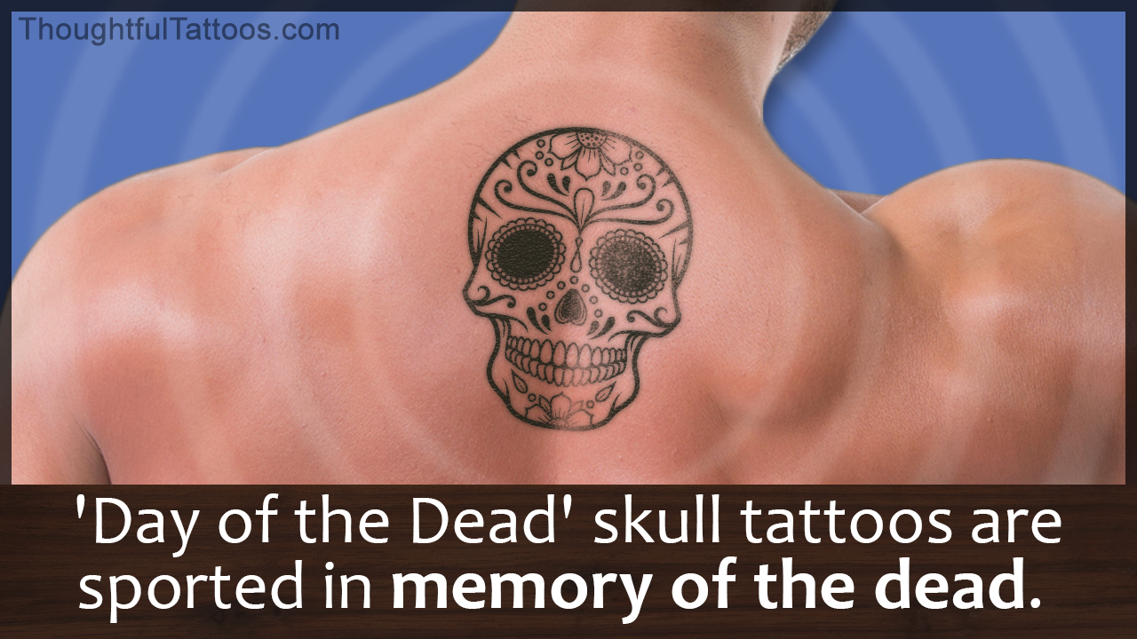 Day of the Dead Skull Tattoos