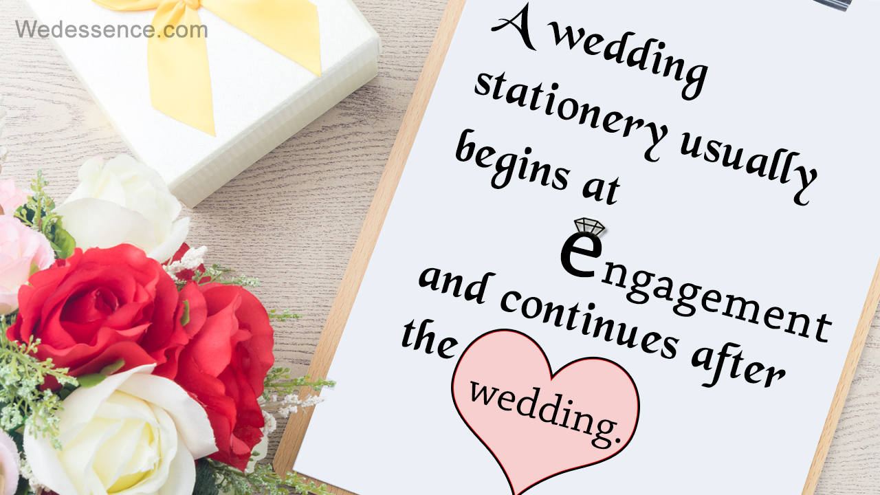 Stationery Checklist for a Wedding