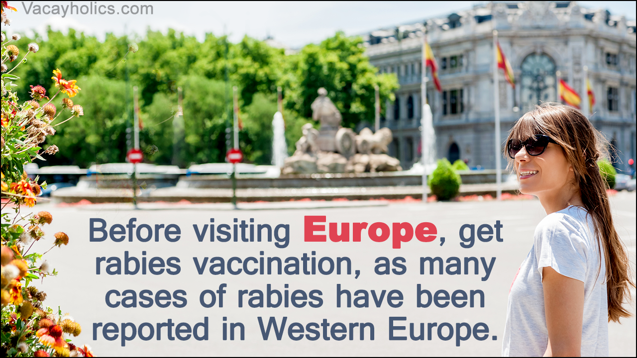 Immunizations Required Before Traveling to Europe