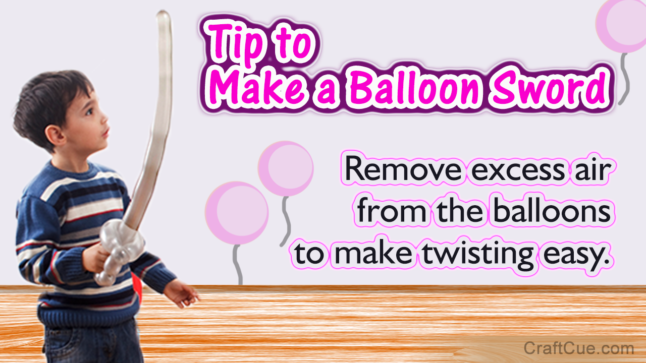 Easy Steps to Make a Balloon Sword (with pictures) - Craft Cue