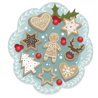 Set Of Christmas Cookies