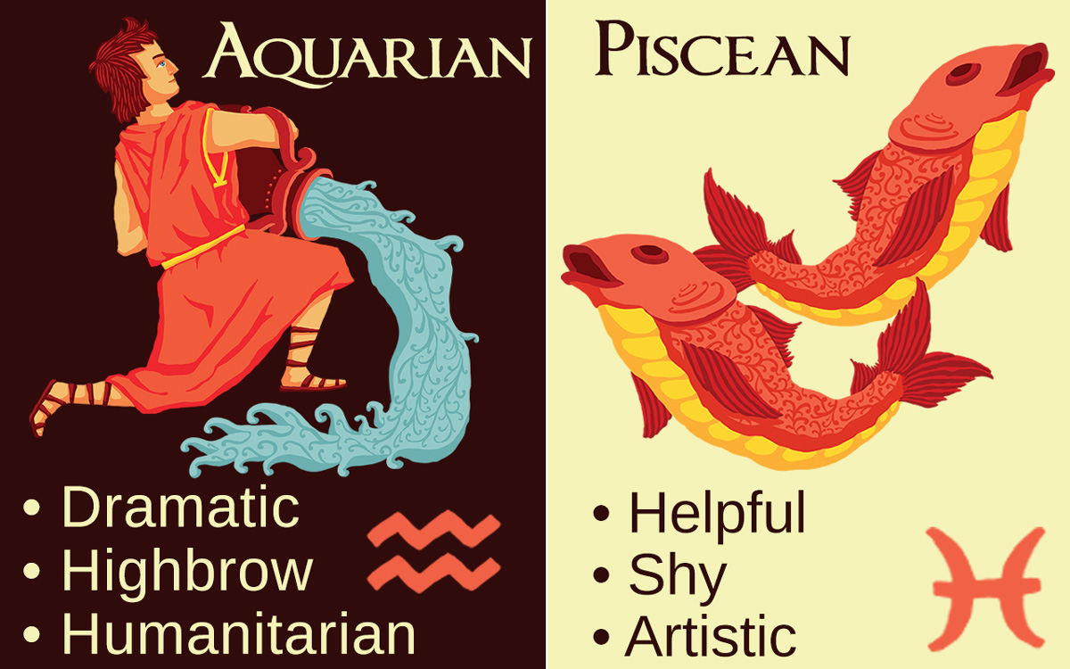 Compatibility for Zodiac Signs: Aquarius and Pisces