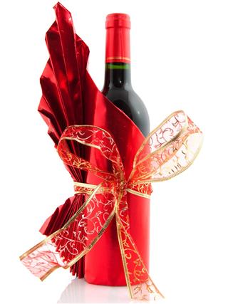 Wine bottle for gift