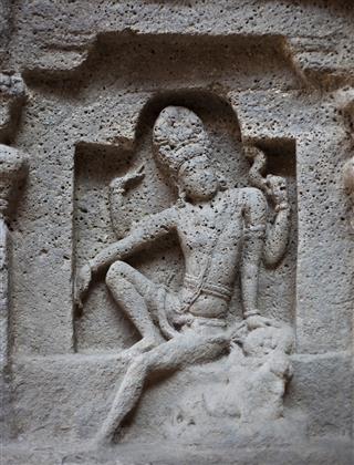 Stone Carving From The Ellora Caves