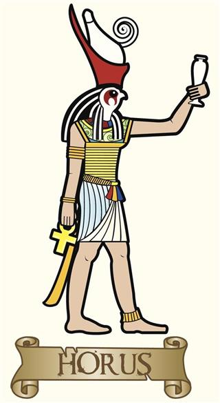 Ancient egyptian god horus