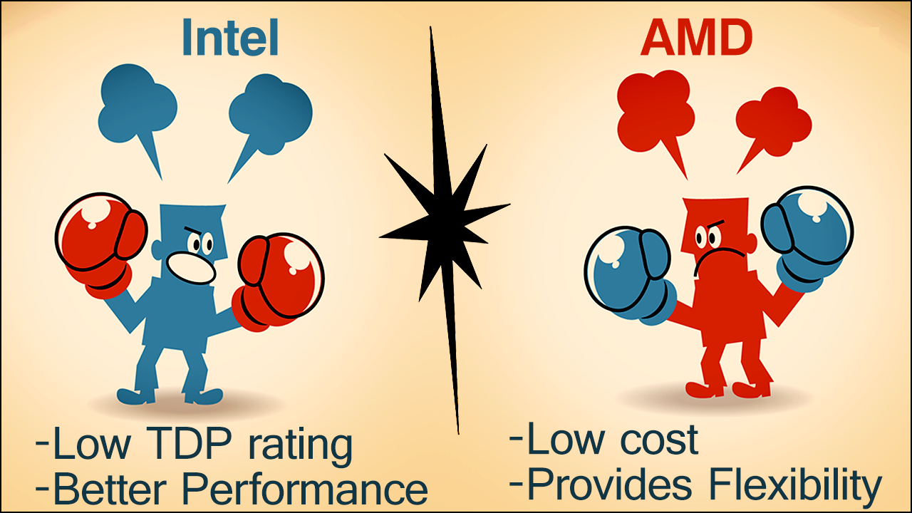 Intel Vs. AMD Processor Comparison 2017