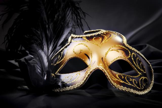 Gold Black Mask Carnival