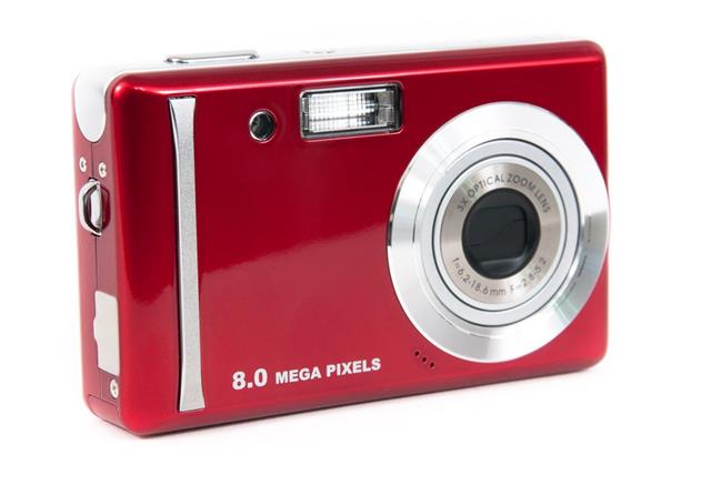 Red Compact Digital Camera