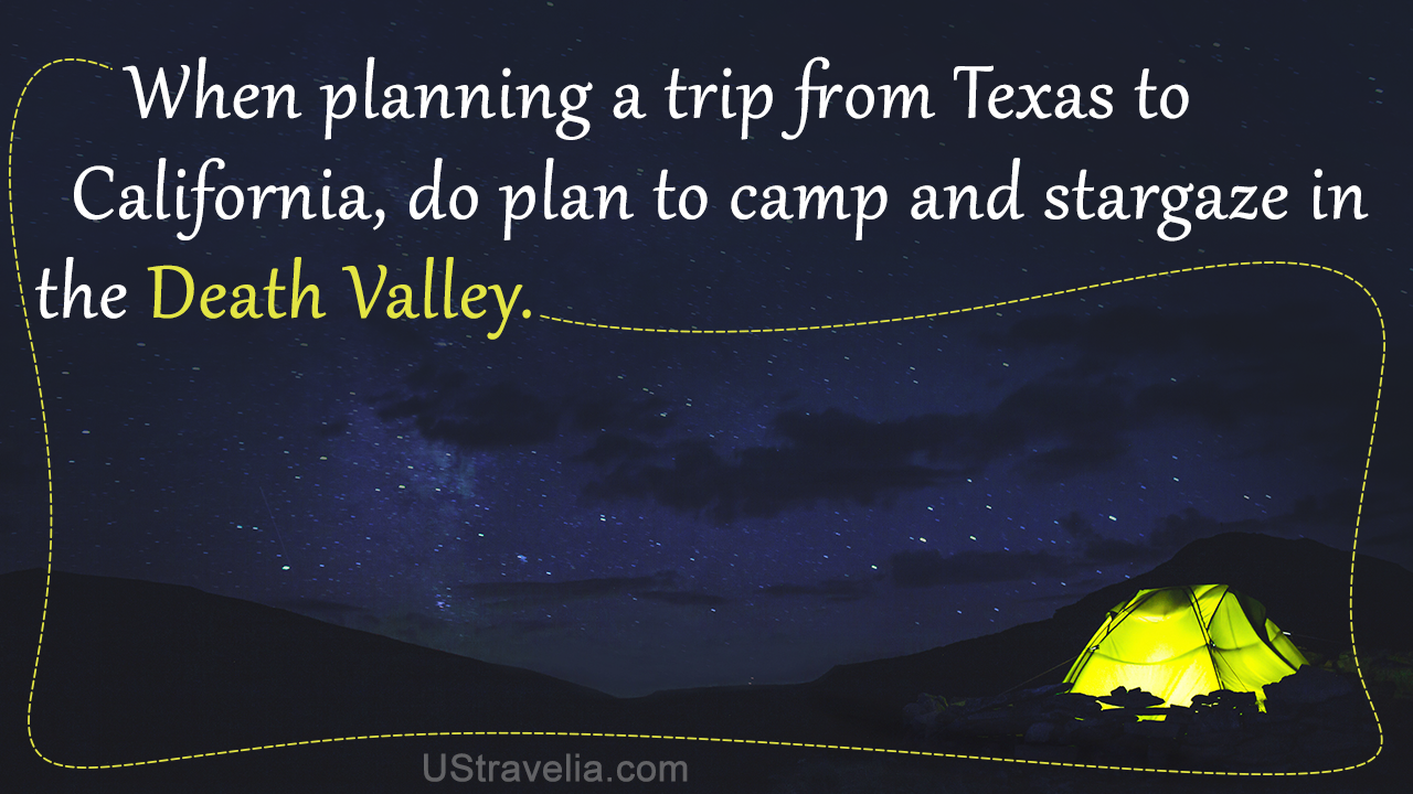 Planning a Trip from Texas to California