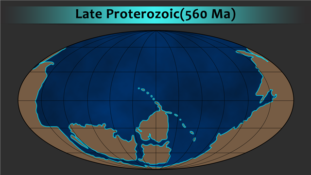 late proterozoic