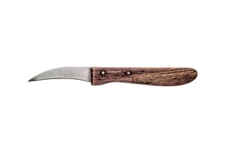 tourne knife with wooden handle