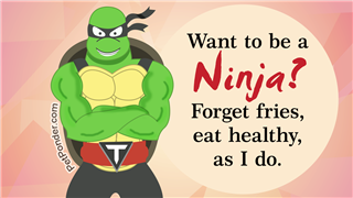 Ninja turtles diet meme