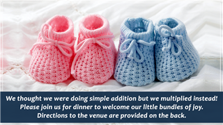Close Up Of Pink And Blue Crocheted Baby Shoes