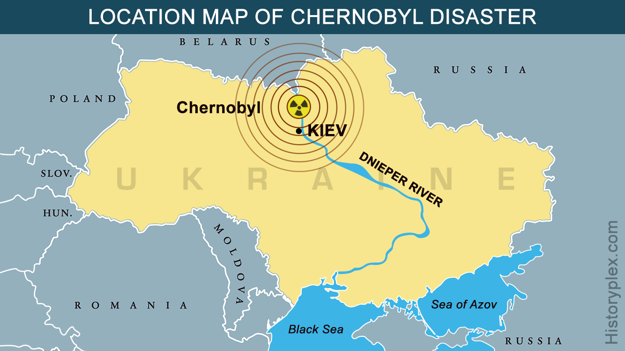 Chernobyl Disaster Location Map