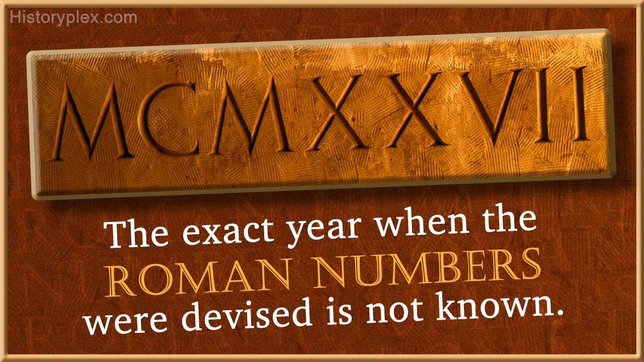 When were Roman Numerals Discovered?