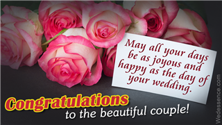 Extremely Heartfelt and Cute Wedding Congratulations Messages