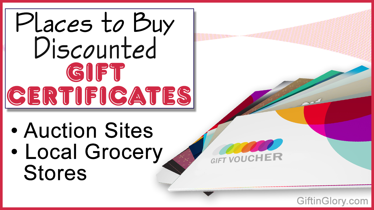 Best Places to Get Discounted Gift Certificates