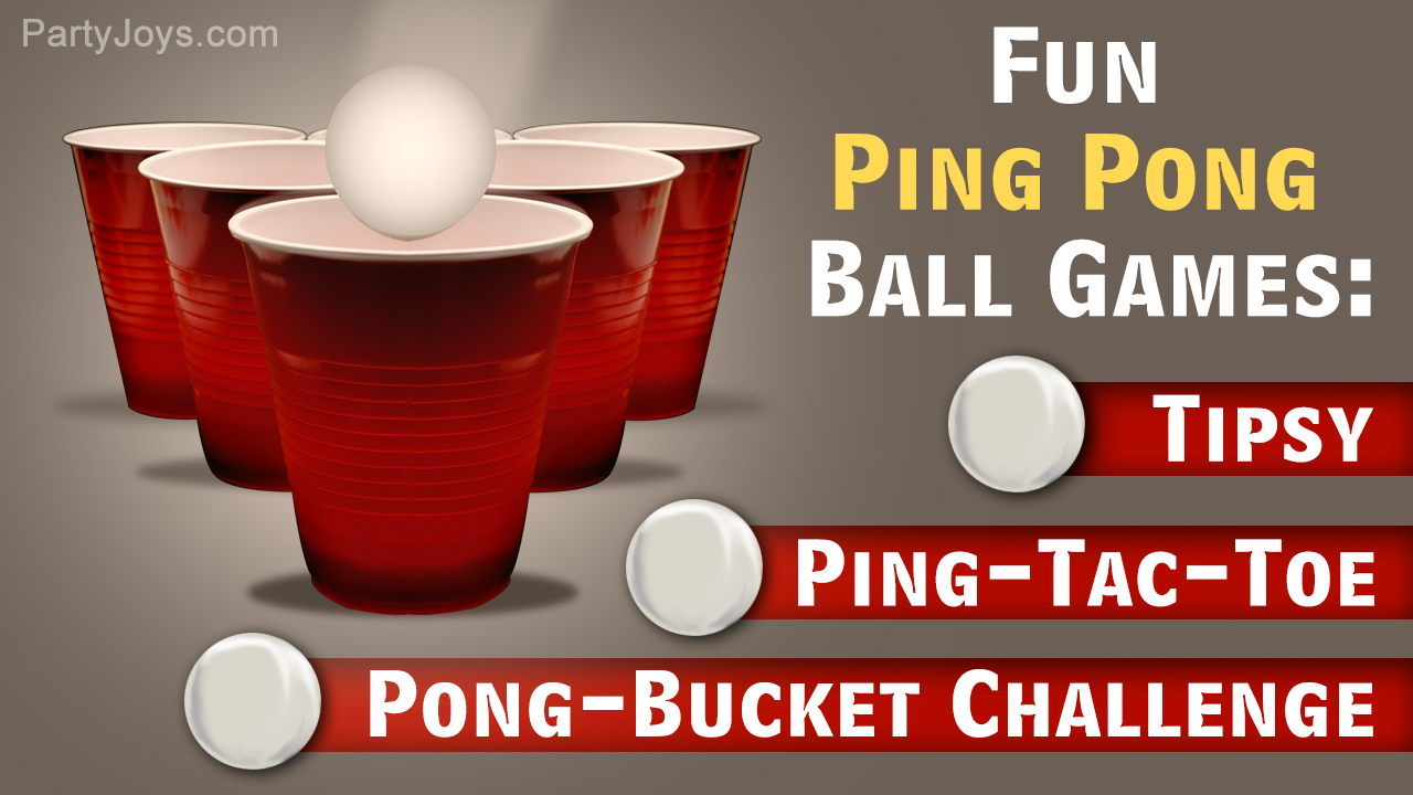 20 Fun Games to Play with Ping Pong Balls