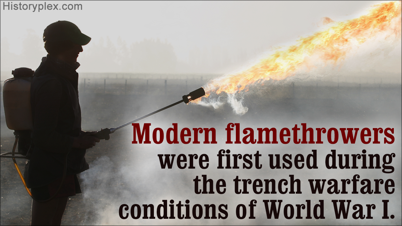 Facts about Flamethrowers Used During World War I