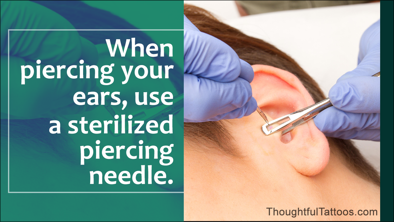 How to Pierce Your Own Ear
