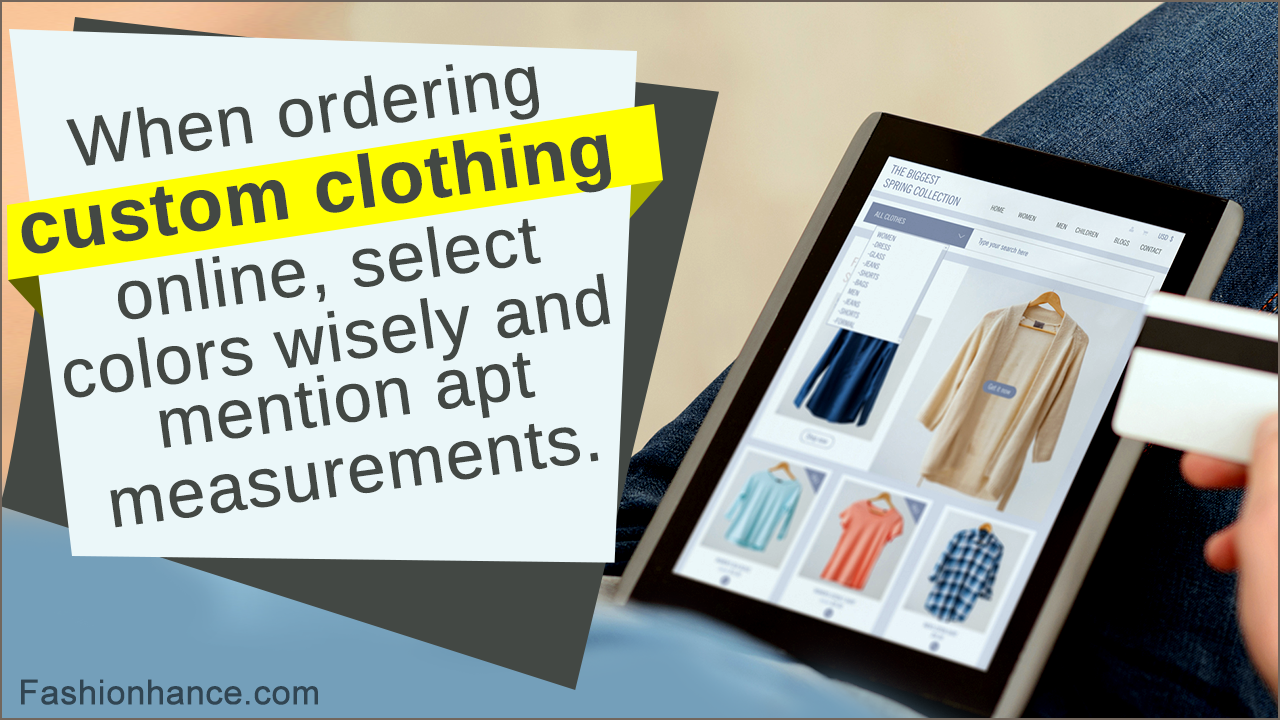 Ordering Custom Clothing Online
