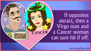 astrology cancer man and virgo woman