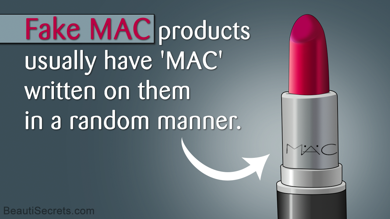 How to Spot Fake MAC Products