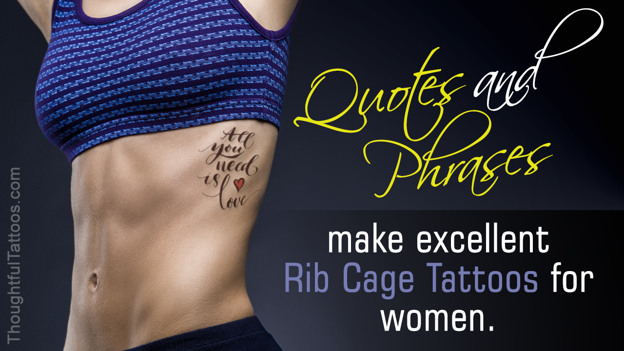 Rib Cage Tattoos for Women