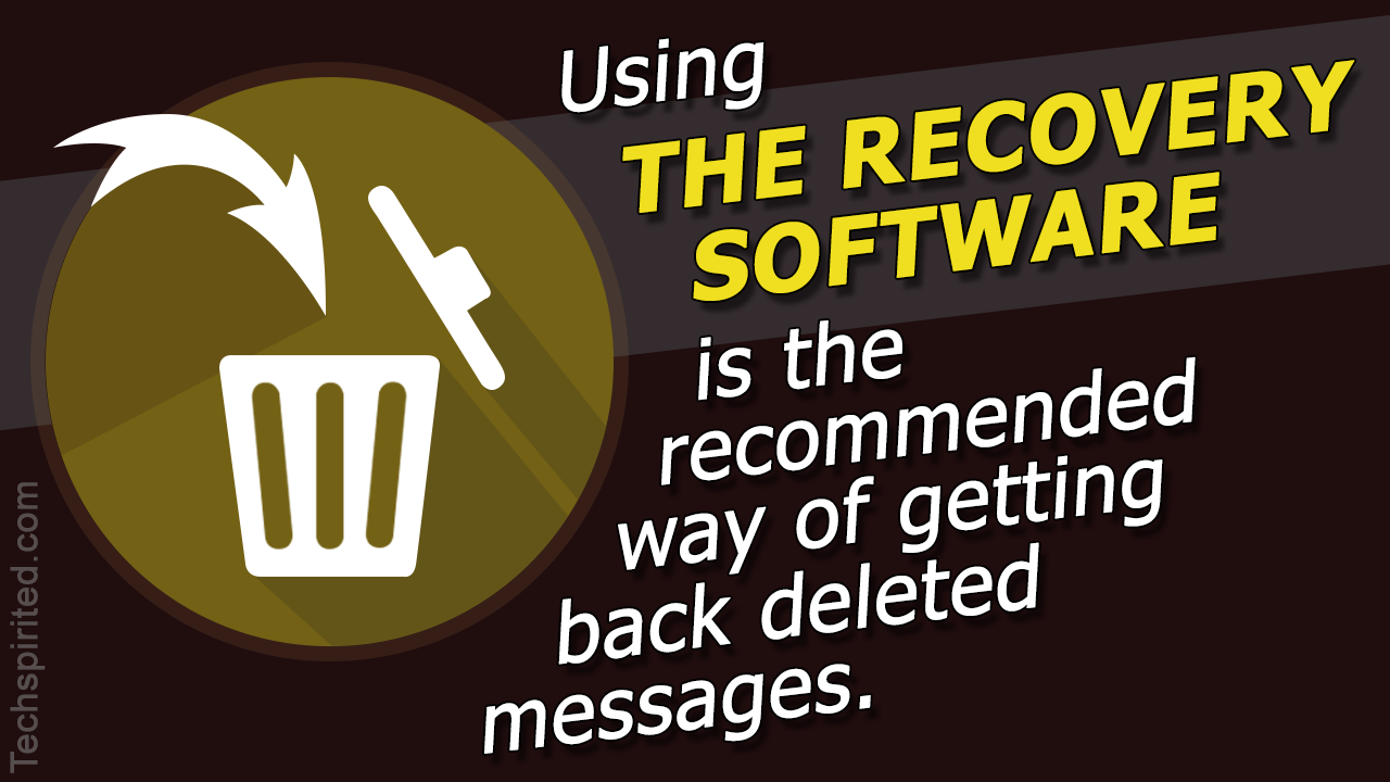 How to Recover Deleted Text Messages
