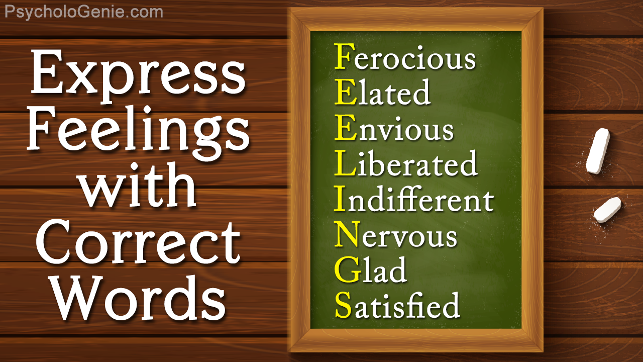 List of Words to Express Feelings
