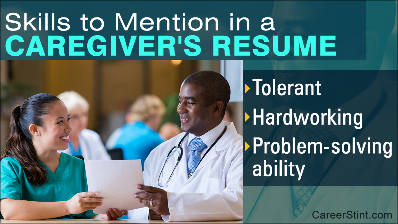 Caregiver Resume Sample