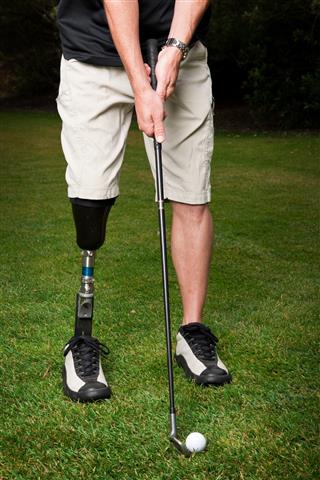 Prosthetic Golfer