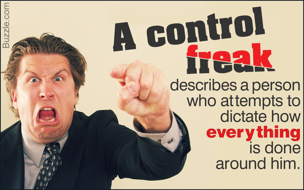 Control Freak Symptoms
