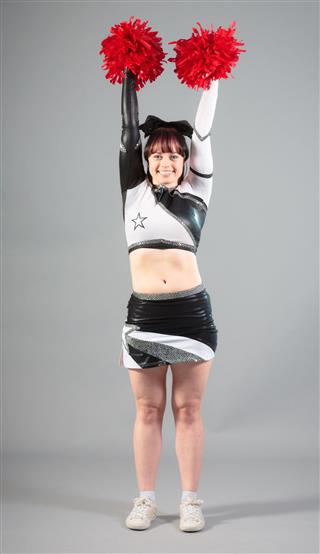 Cheerleader Posing