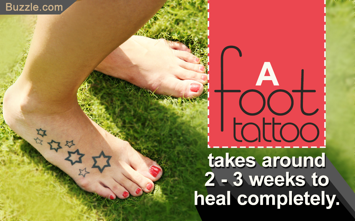 Foot Tattoo Healing