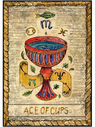 Ace of cups tarot card