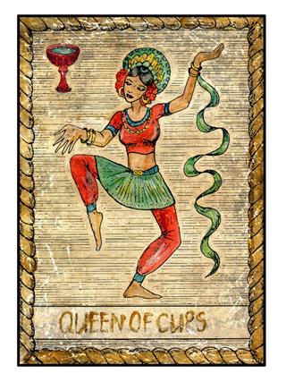Queen of cups tarot card
