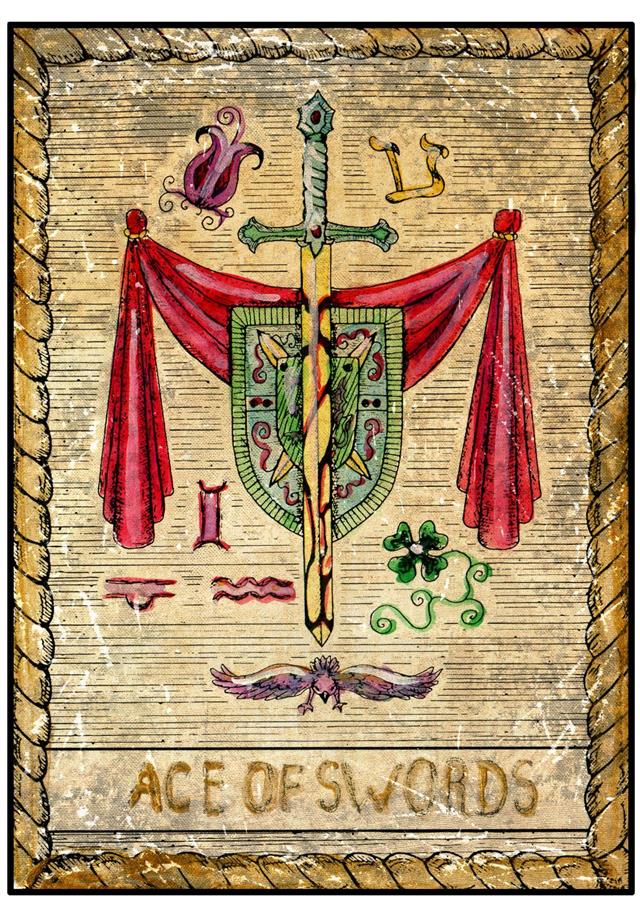 Ace of swords tarot card