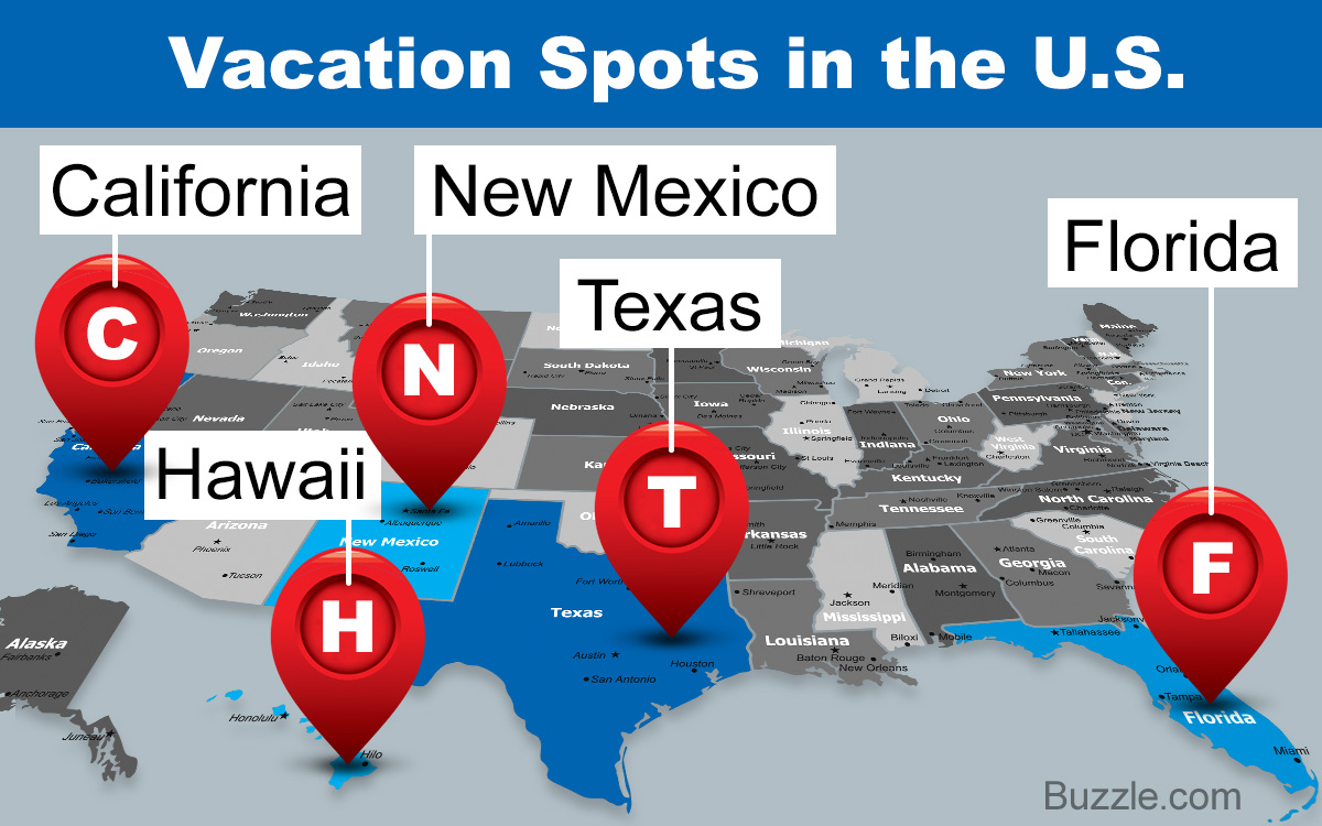 Vacation Spots in the United States