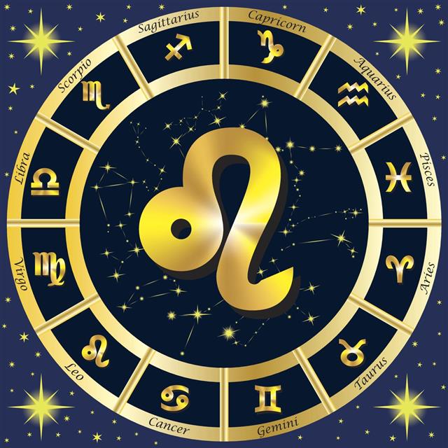 circle leo zodiac sign