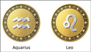 Gold Zodiac Signs ??? Aquarius and Leo