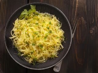 Spaghetti Squash with butter