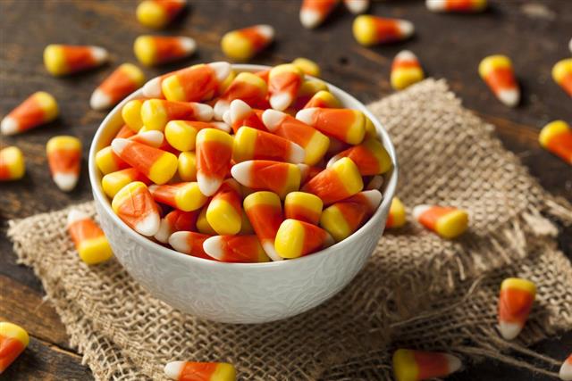 Colorful Candy Corn for Halloween