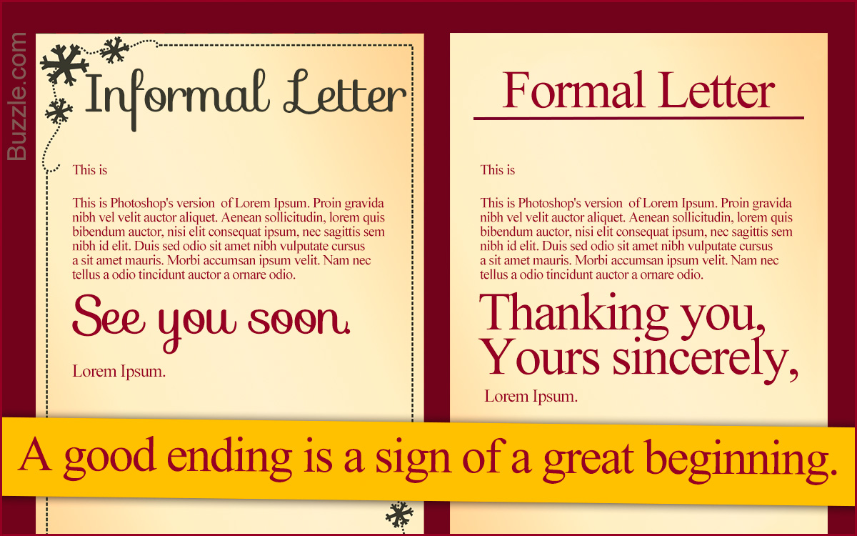 How to End a Letter