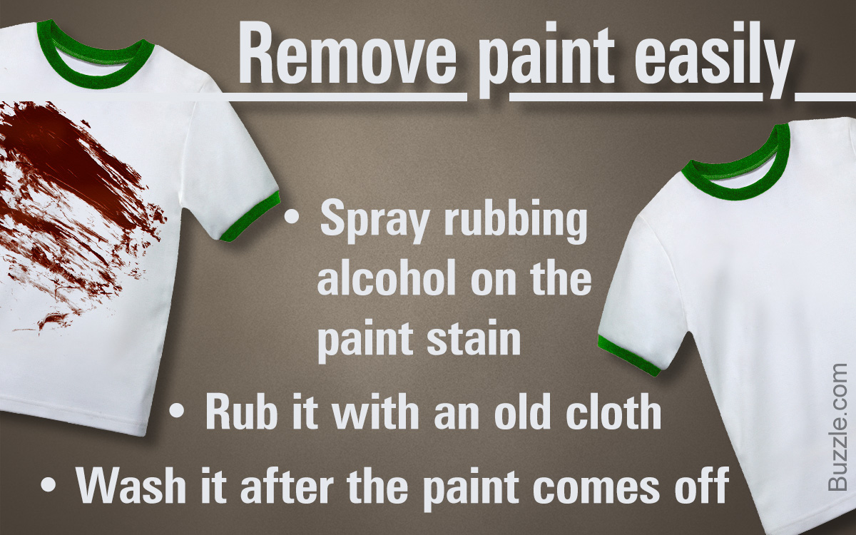 How to Remove Paint from Clothes