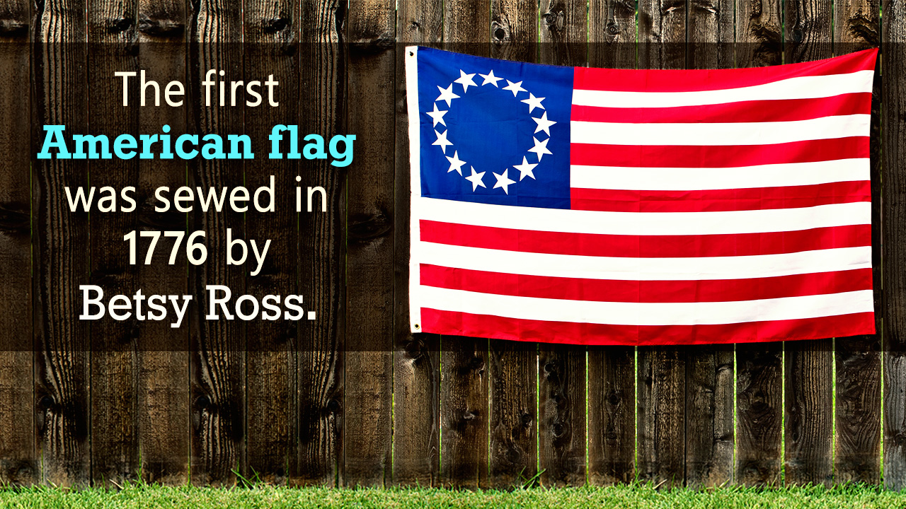 History of the First American Flag