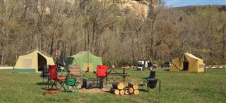 Camp Site in Arkansas