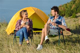 Couple Camping together